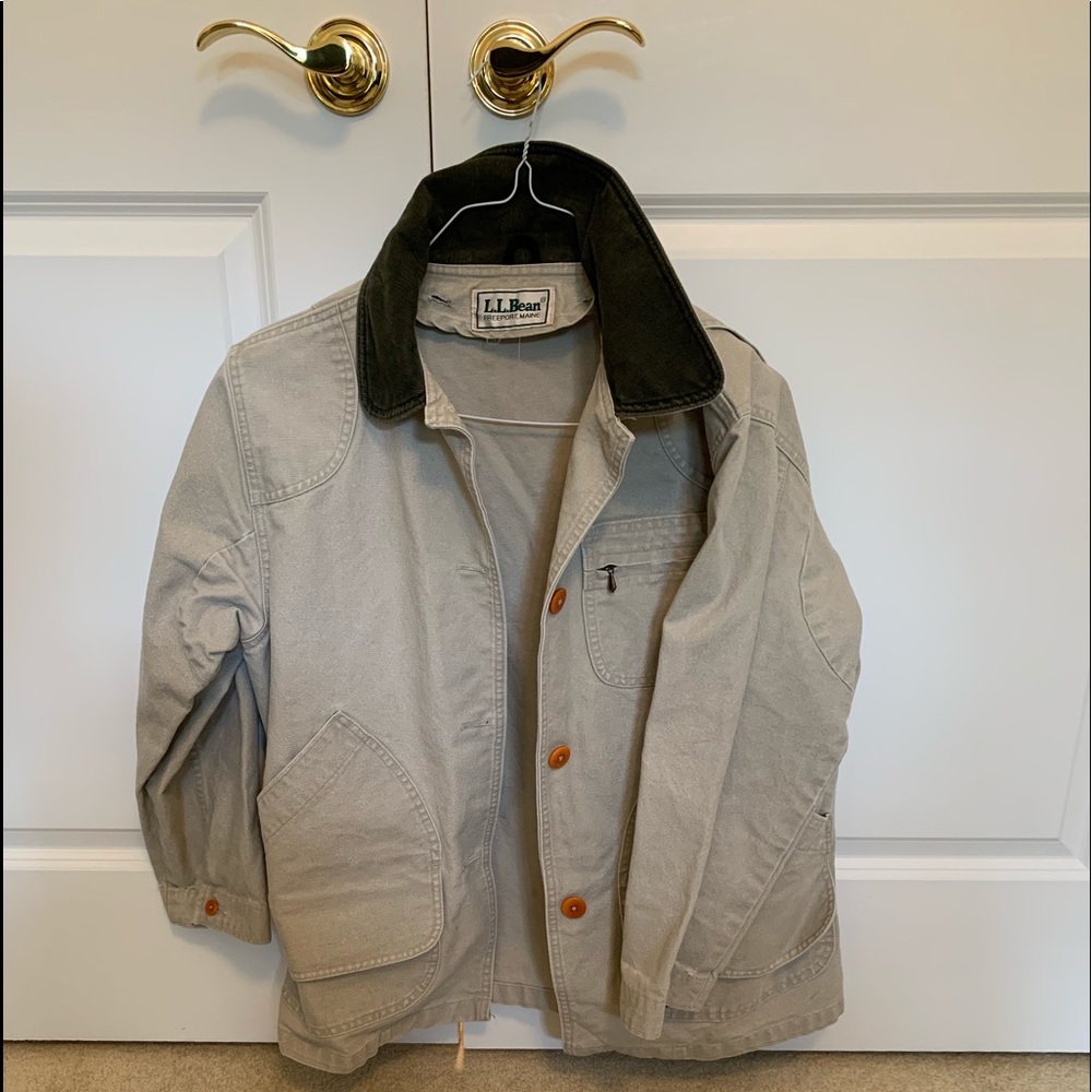 LL Bean women’s vintage denim jacket medium